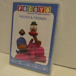 Pocoyo And Friends Small Red White Blue Factory Sealed Never Opened DVD